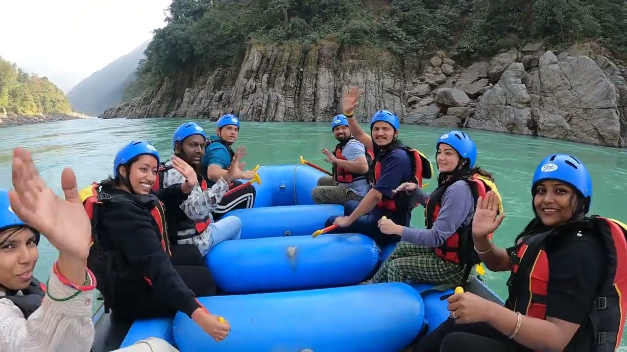 River rafting RISHIKESH  #youtubeshorts #youtuber #shorts #trending #rafting #usa #india   #fyp 