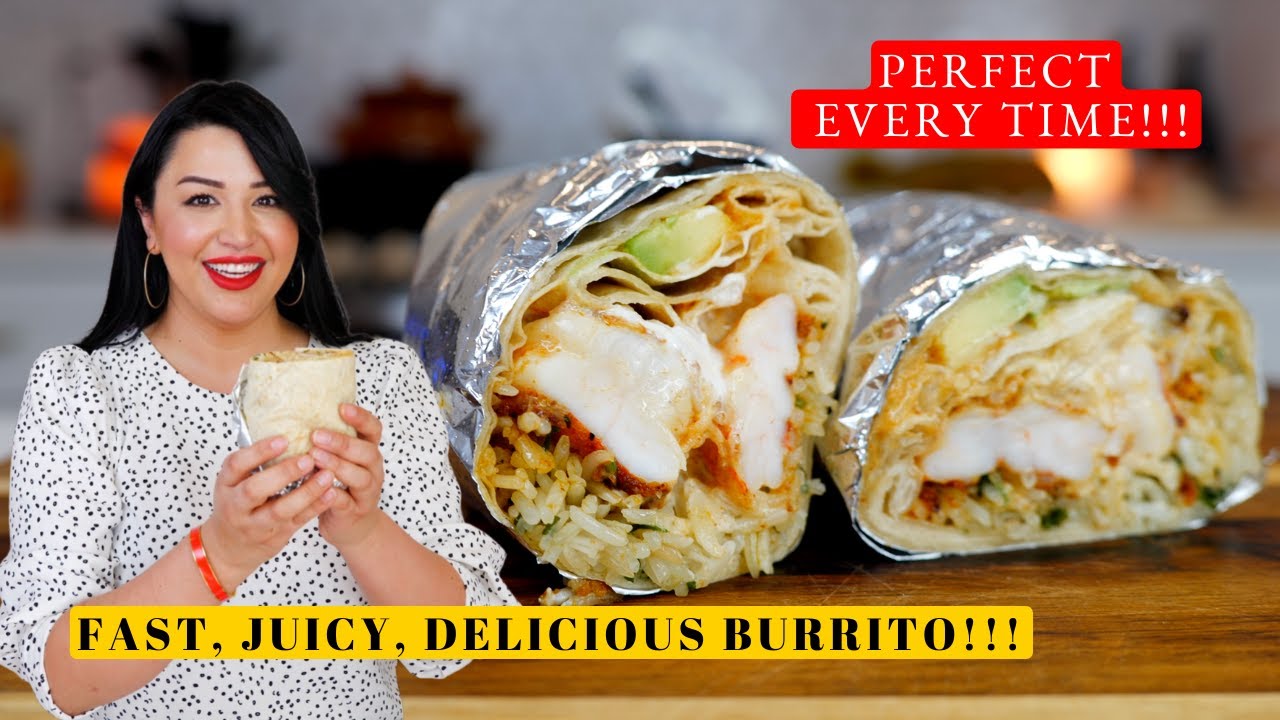 BAJA Shrimp Burrito Recipe | How to make Burritos