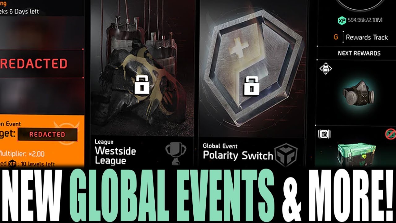 The Division 2 GLOBAL EVENTS ARE BACK! NEW DIFFICULTY, DZ CHANGES & MORE!