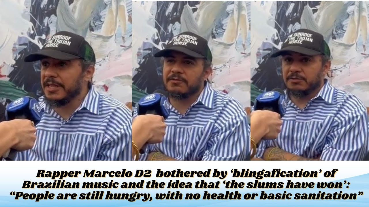 Rapper Marcelo D2 bothered by 'blingafication' of Brazilian music: 