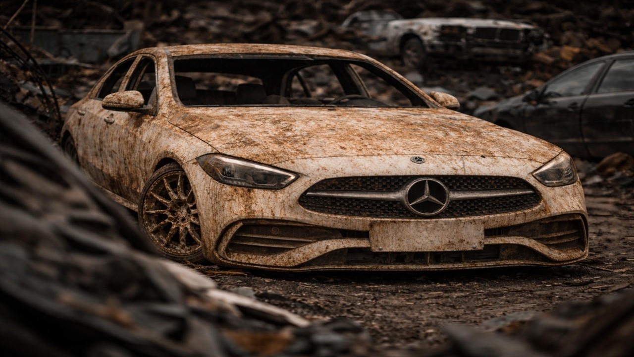 Abandoned Mercedes 2025 Transformed: Ultimate Rust to Radiance Restoration!