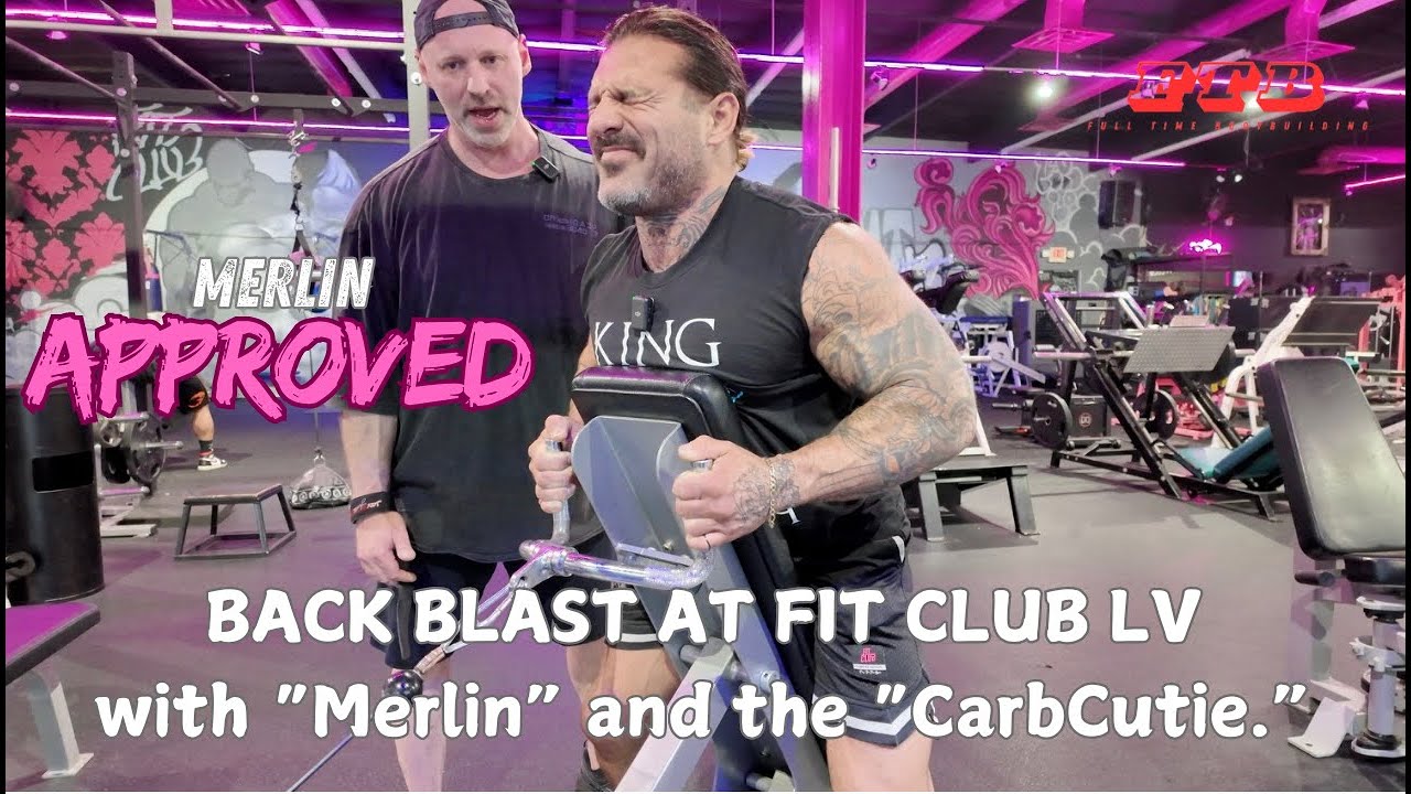 Back Blast at Fit Club LV with Merlin and Carb  Cutie | Merlin Approved!