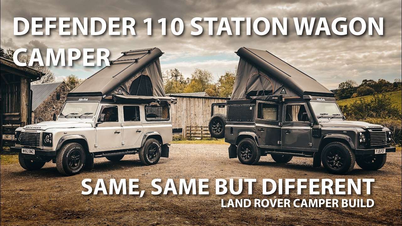 Классические универсалы Defender 110: два разных варианта переоборудования в кемпер | The Ply Guys