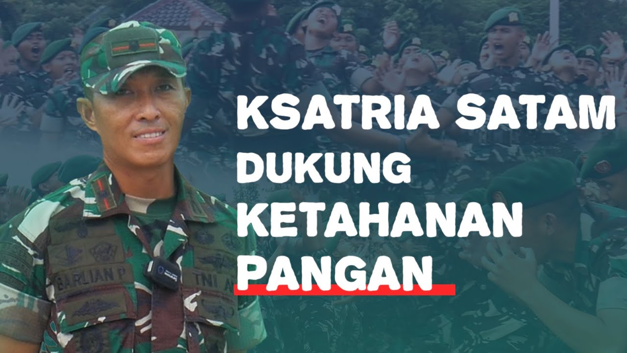 Yonif 845 Ksatria Satam Perkuat Ketahanan Pangan Nasional di Belitung