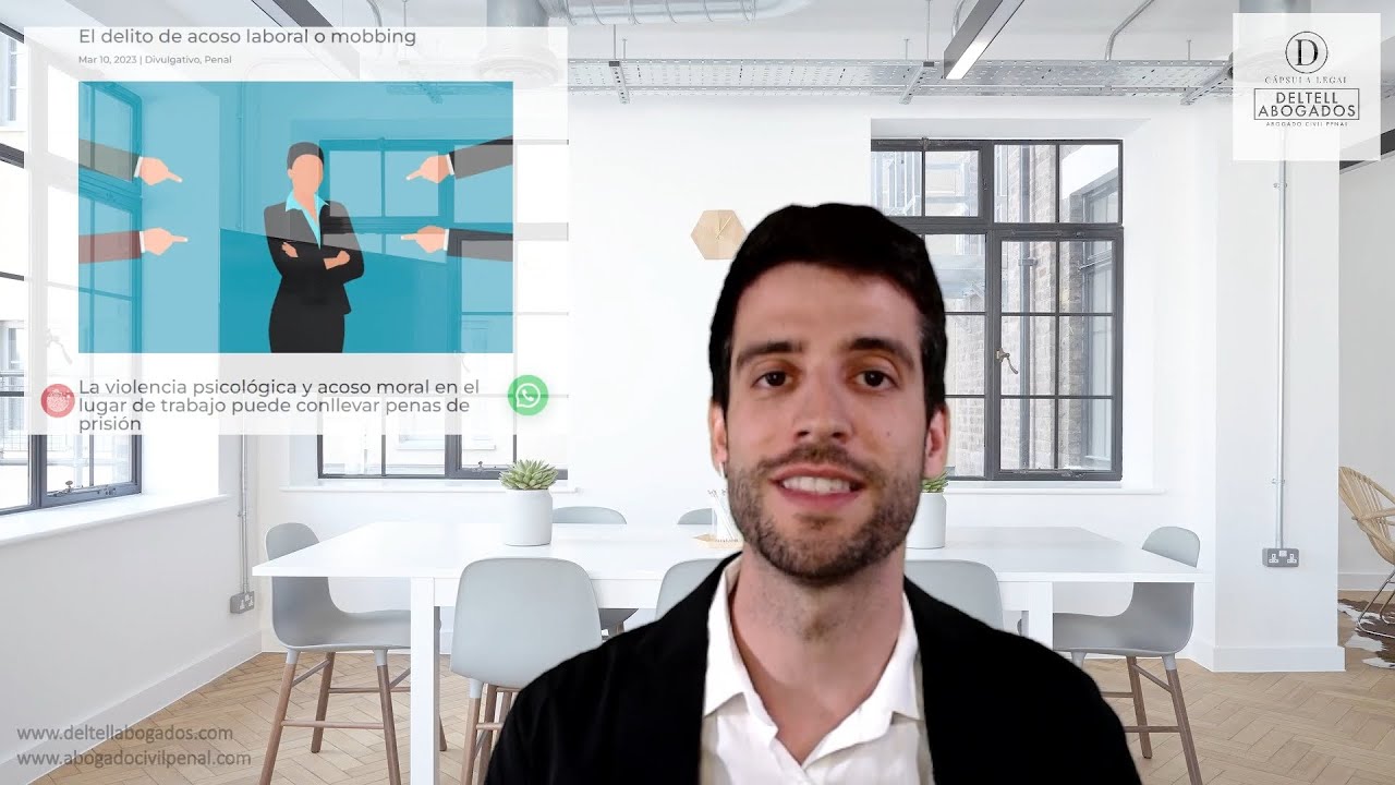 El delito de acoso laboral o mobbing / Deltell Abogados