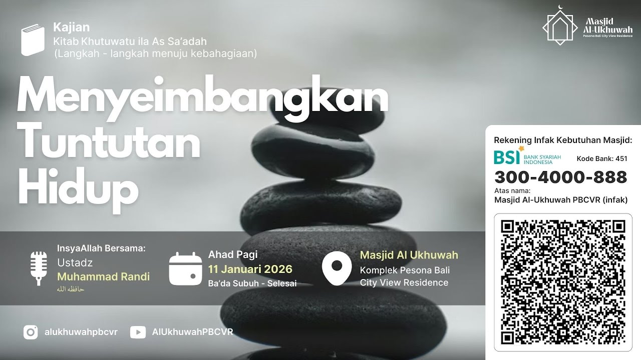 Ust. Abu Musa Muhammad Randi - Menyeimbangkan Tuntutan Hidup