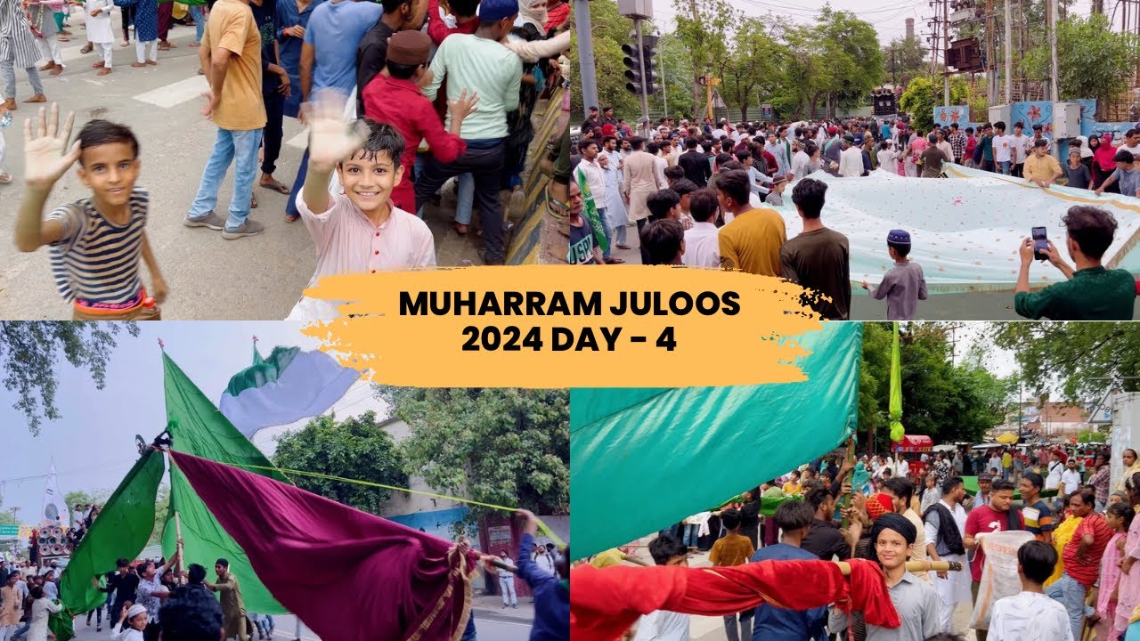 Muharram Juloos Kanpur 2024 Day - 4 Gwaltoli ❤️🫶