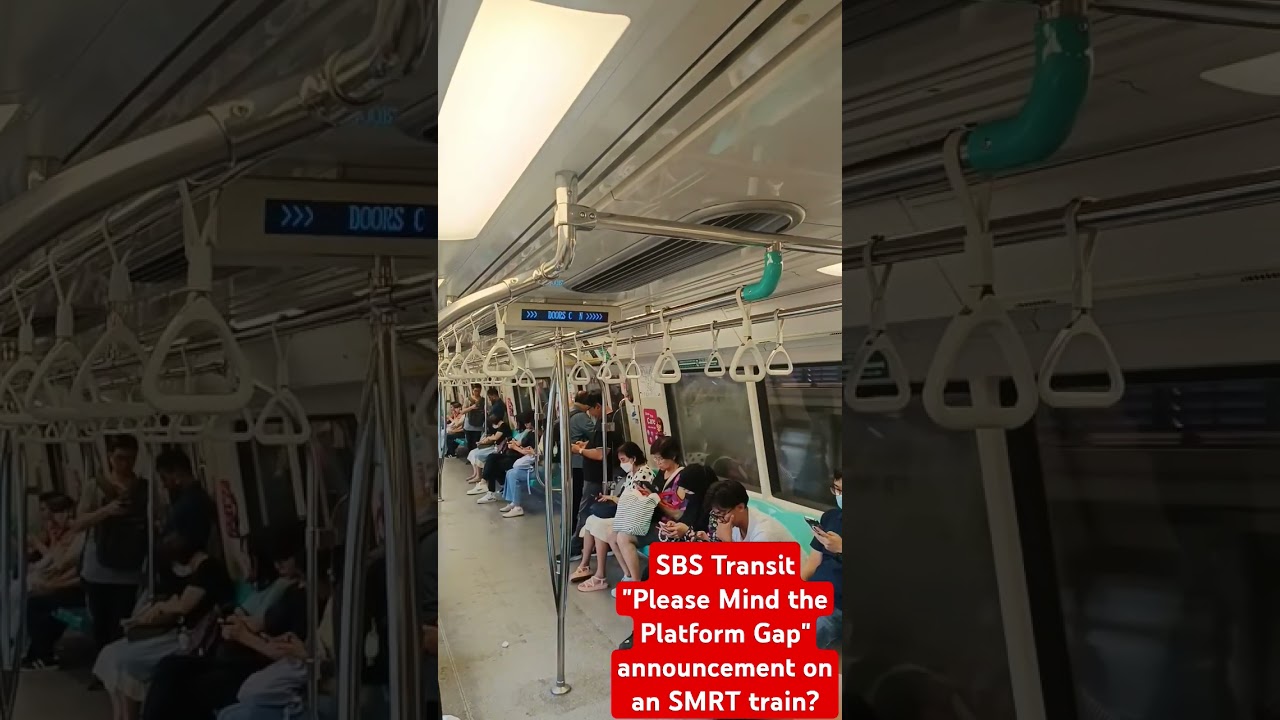 SBST PMTG Announcement on an SMRT Train (ft. KSF C151A 523/524) #smrt #trains #c151a