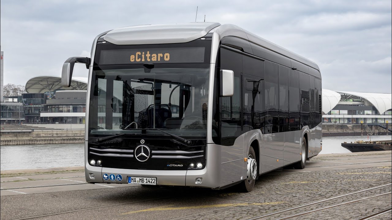 New 2023 Mercedes eCitaro bus - Test Drive