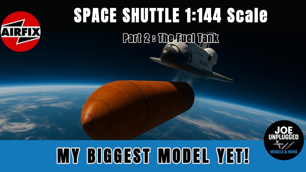 My Biggest Model Yet - The Airfix 1:44 Scale NASA Space Shuttle. Part 2: The Fuel Tank.