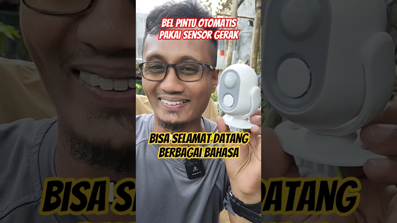 Bel pintu otomatis pakai sensor gerak 