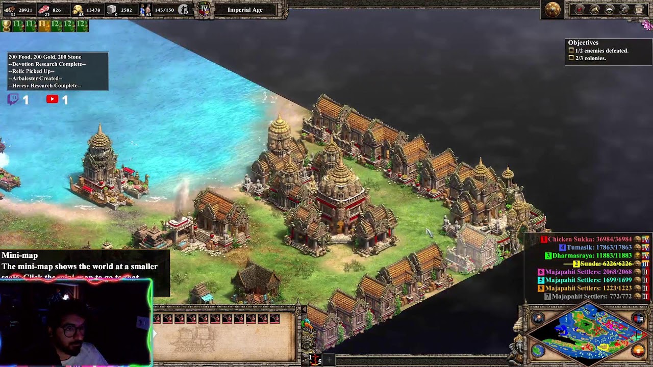 Age of Empires 2 - Gajah Mada #3 The Oath to Unify - Hard Difficulty