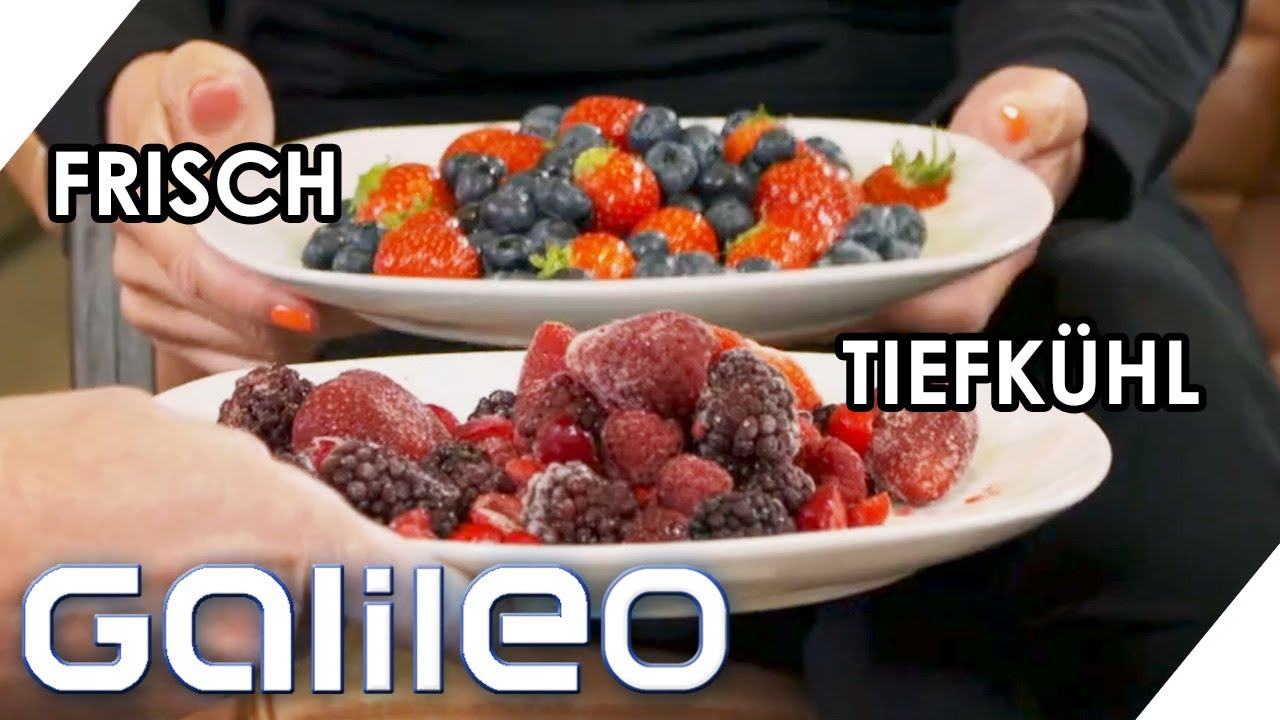 Tiefkühlprodukte vs. frische Lebensmittel: Was schmecken besser und sind gesünder? | Galileo