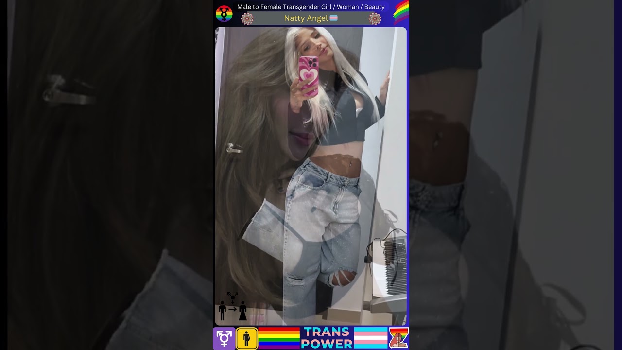 Male to Female Transgender Woman - Natty Angel 🏳️ ⚧️  #viralvideo #viralshorts #lgbt #shorts #mtf