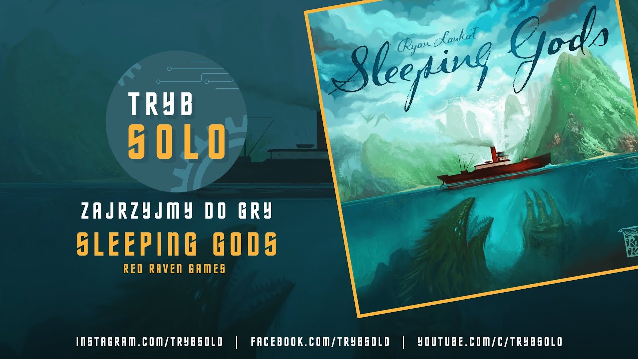 🇵🇱 Sleeping Gods / Uśpieni bogowie (Red Raven Games) | Zaglądam do gry (unboxing)