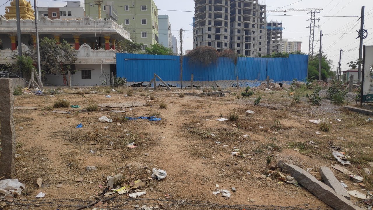 COMMERCIAL PLOT FOR SALE IN HYDERABAD, GOPAL NAGAR SOCIETY, NEAR HITECH CITY