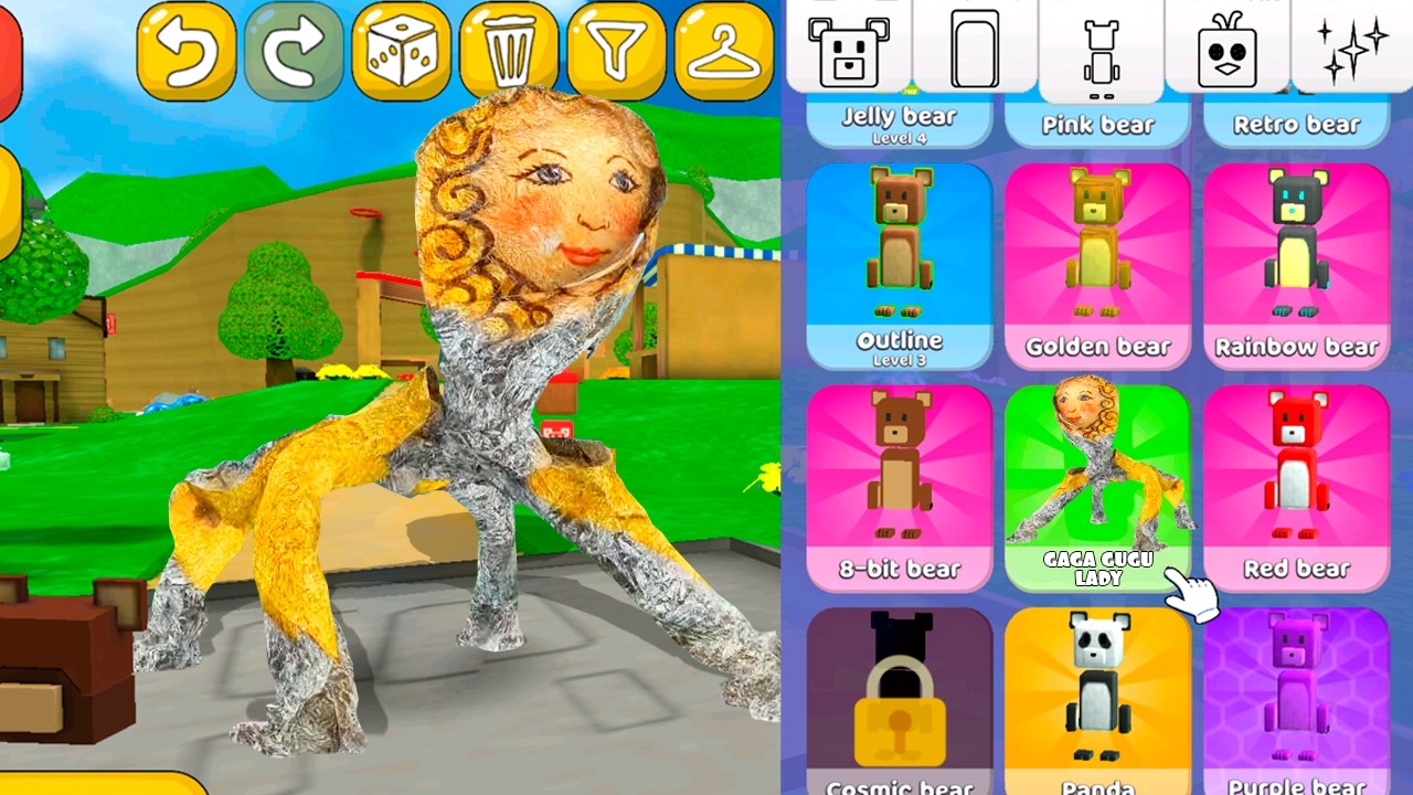 New GAGA GUGU LADY Update! - Super Bear Adventure Gameplay Walkthrough