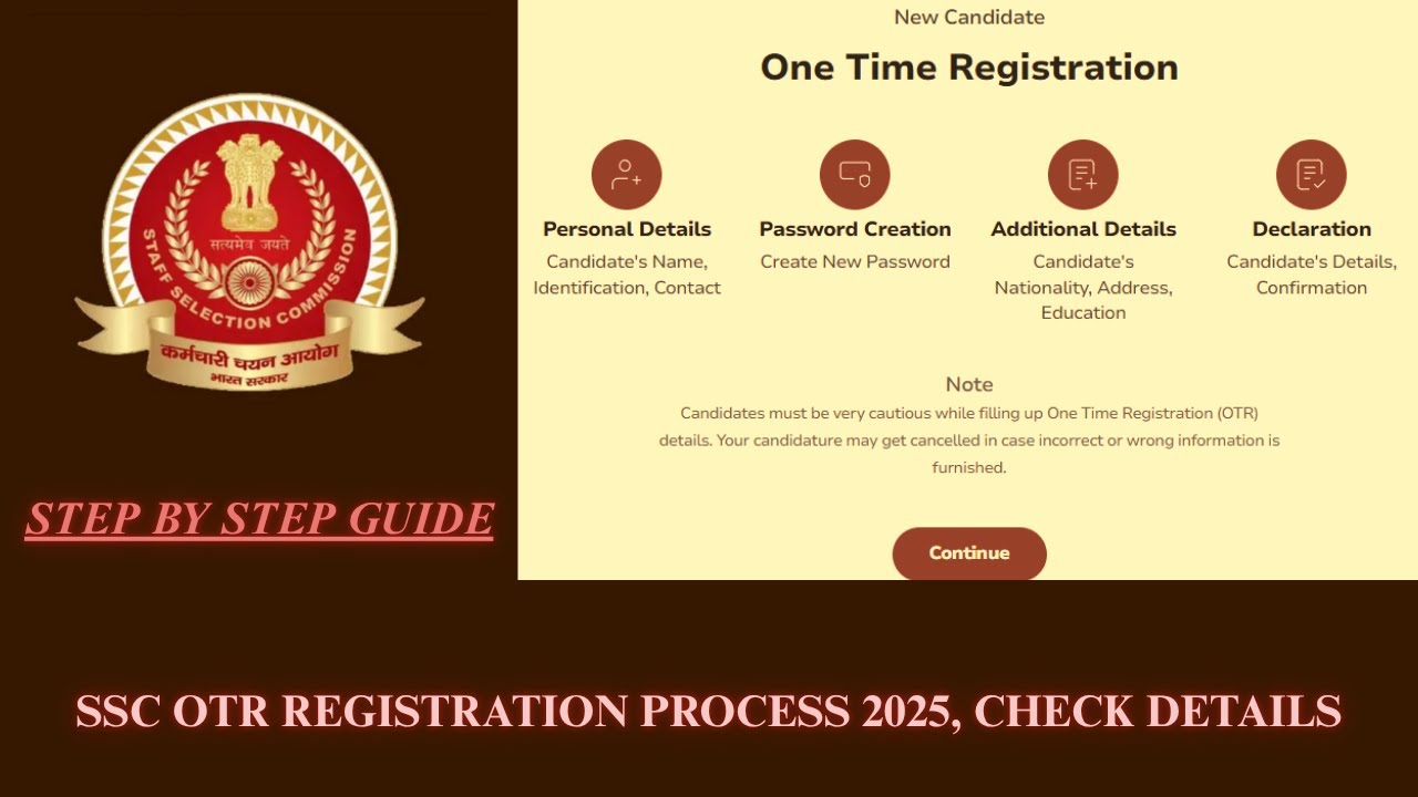How to Fill SSC OTR Registration (Step by Step Guide) #ssc