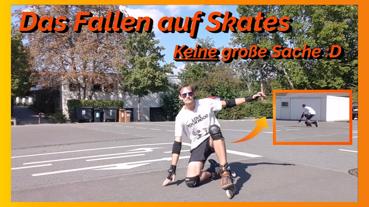 Das Fallen auf Inline Skates // Deine Ängste überwinden // Tutorial 3