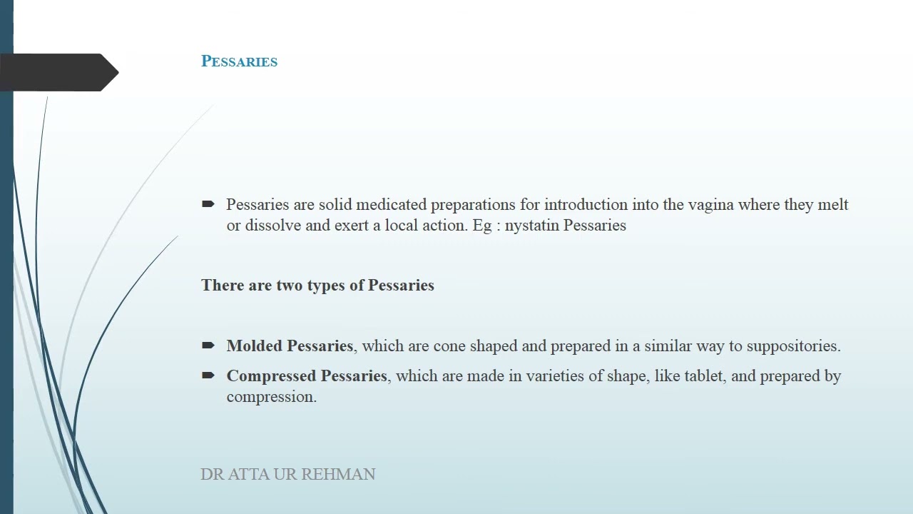 suppositories and Types of suppositories