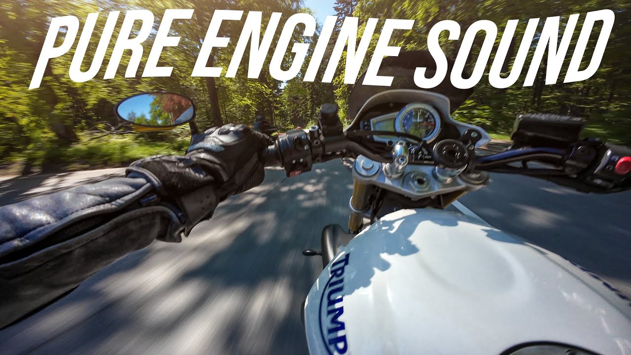 Pushing the triple through the Forest 🙌 Street Triple 675 POV