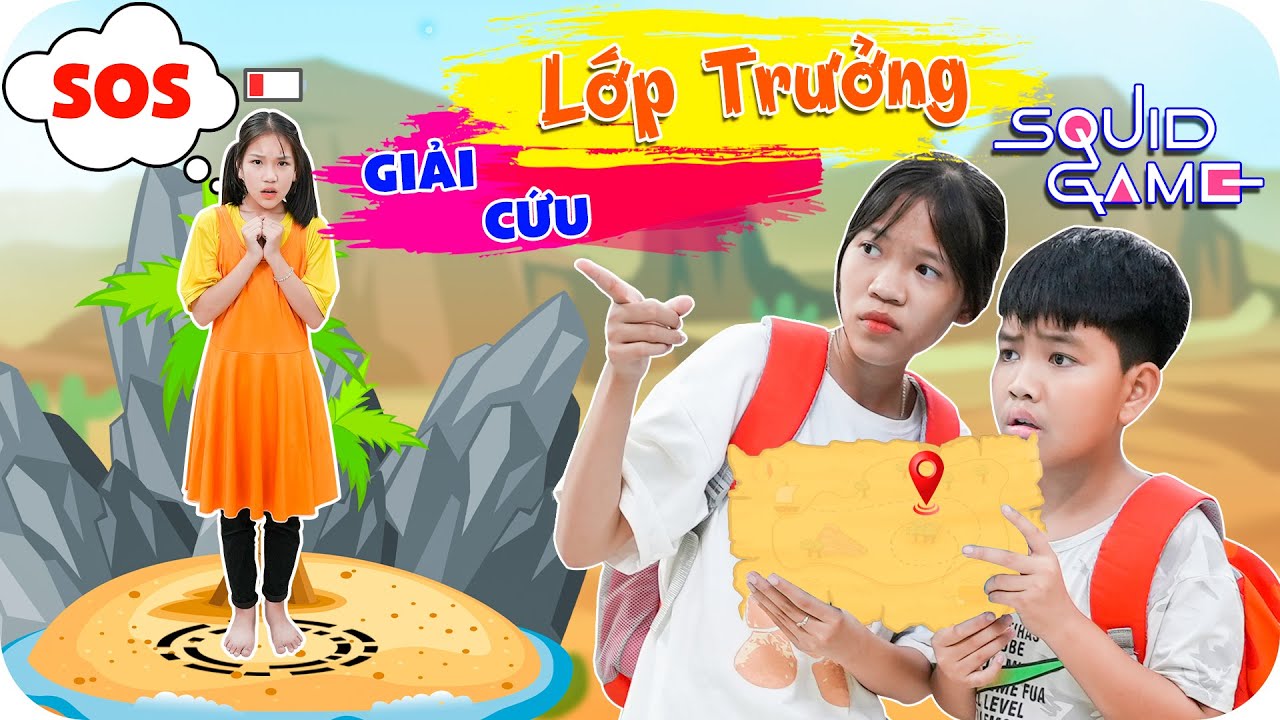 Giải Cứu Lớp Trưởng Búp Bê Squid Game ♥ Min Min TV Minh Khoa