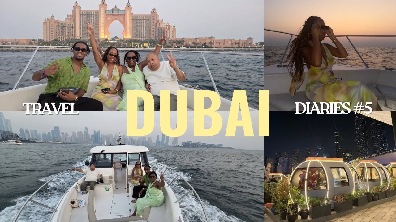 Verjaardag van mijn ouders vieren op een privé boot in Dubai 🥂| Dubai Travel Diaries #5