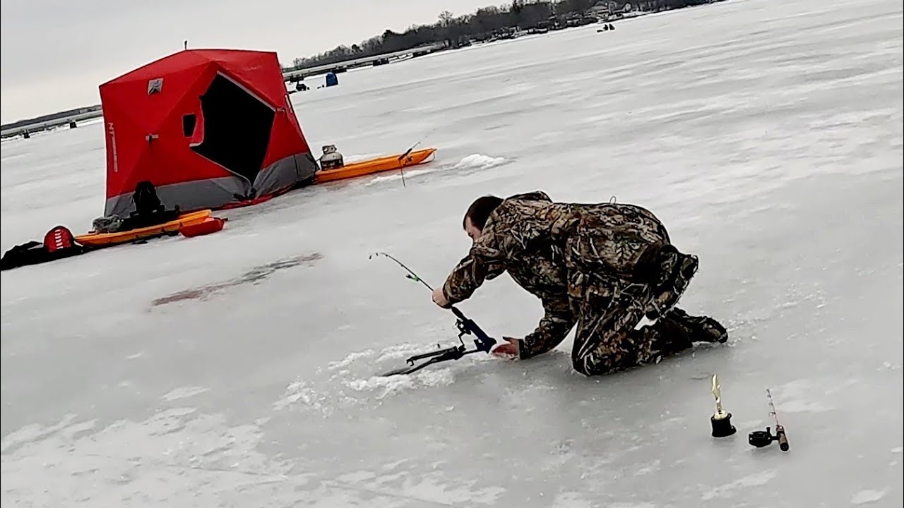 Соревнования по подлёдной рыбалке на озере Милтон, 2026 год, часть 2.