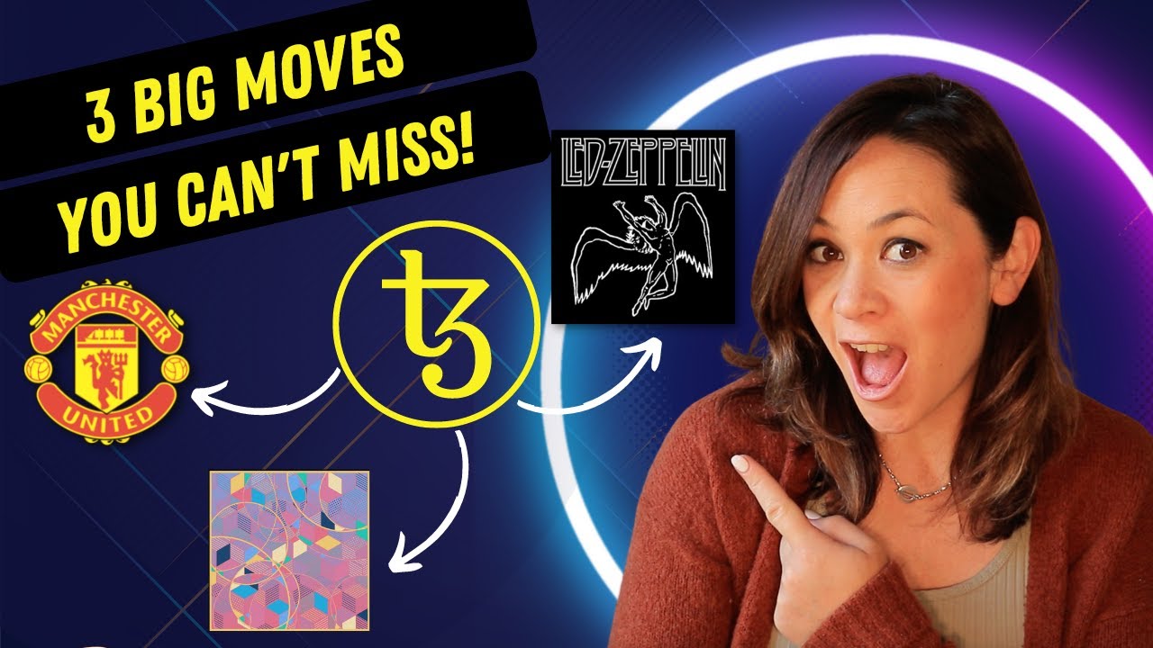 3 BIG moves in Art, Sport and Music from TEZOS NFT!