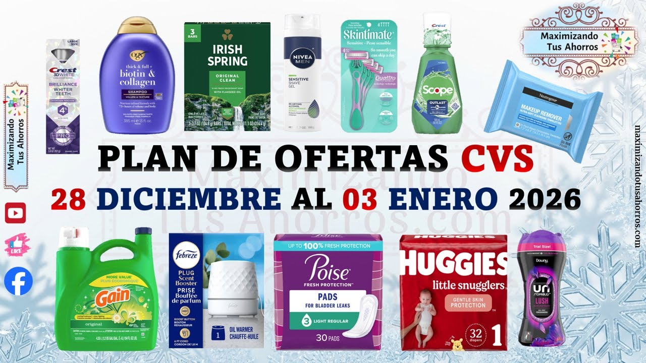 Plan de Ofertas CVS 👉🏻12/28/25 al 1/3/26