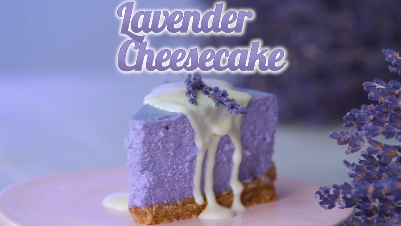 Lavender Cheesecake | HG Food | HelloGiggles