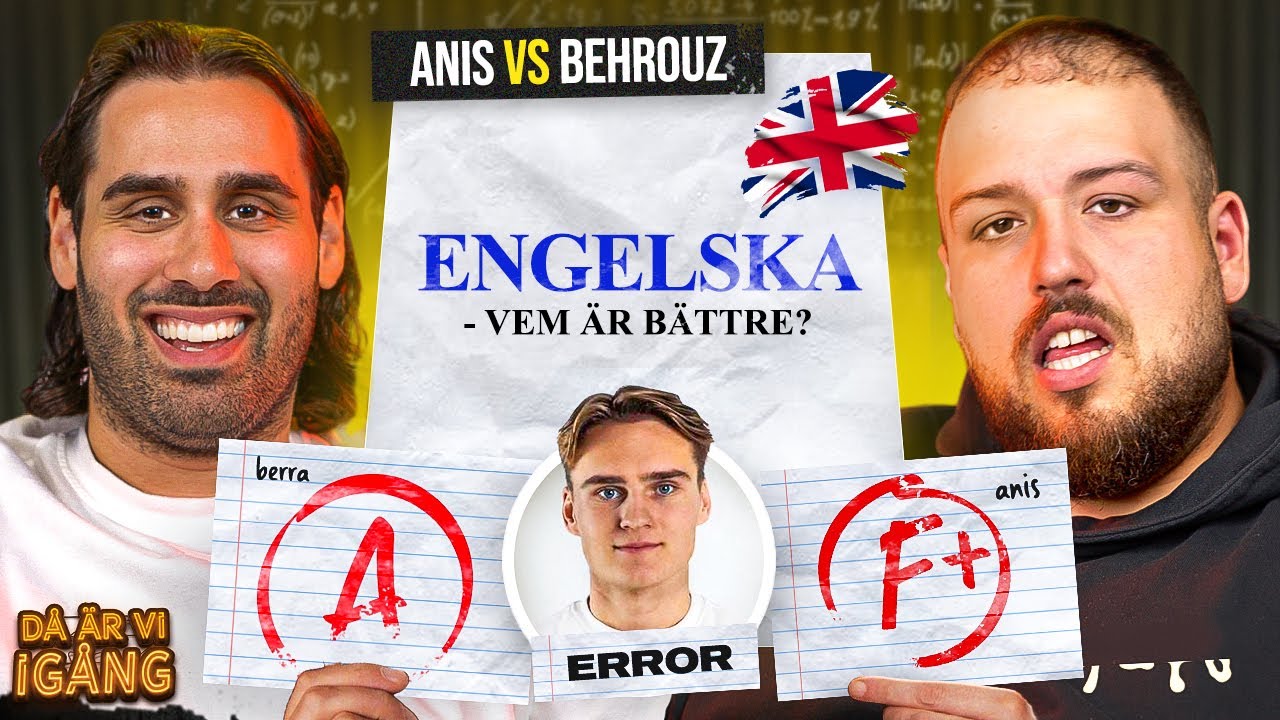 DÅ ÄR VI IGÅNG: VEM FAN LÄRDE OSS ENGELSKA?