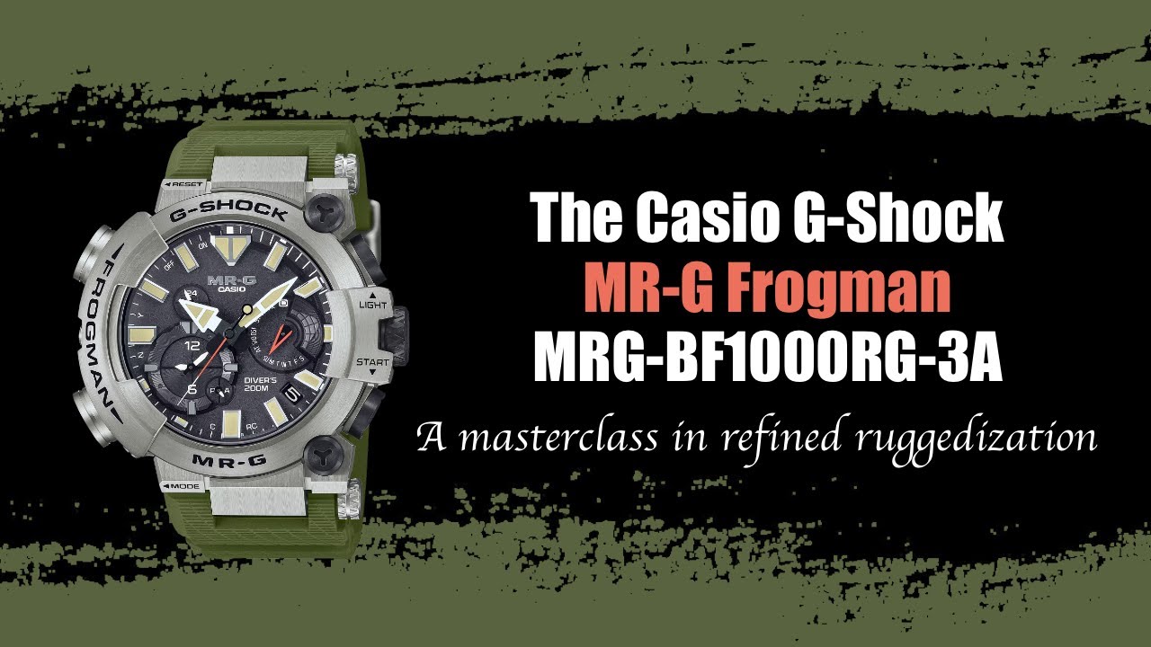 The Casio G-Shock MRG-BF1000RG-3A MR-G Frogman