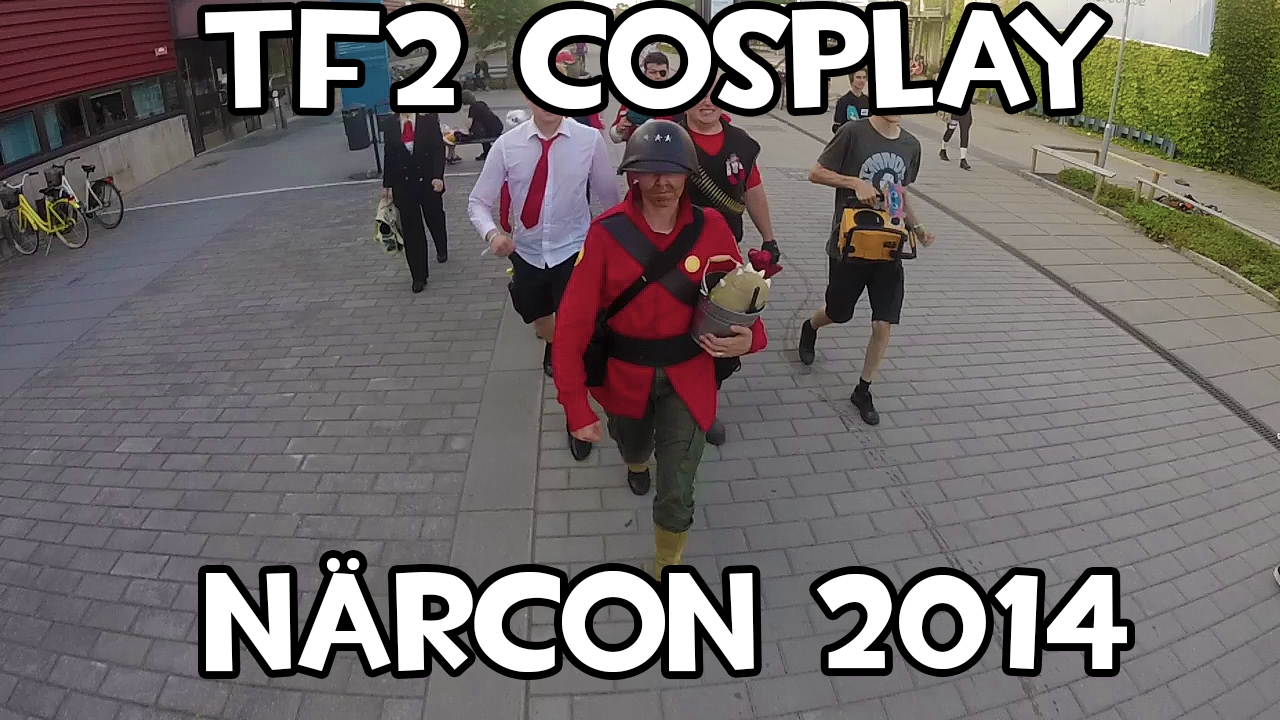 Team Fortress 2 Swedish Cosplay group @ NÄRCON SUMMER 2014