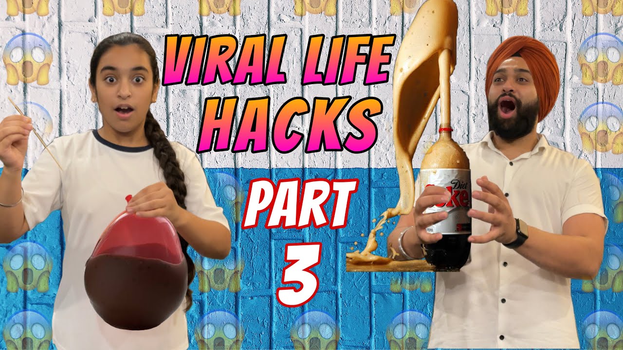 TRIED VIRAL LIFE HACKS 😱 GONE WRONG || Itsmegagan