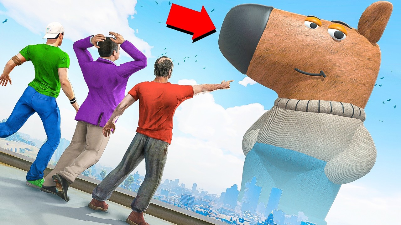 ЧИЛОВЫЙ ПАРЕНЬ в ГТА 5! Мем Chill Guy в GTA 5