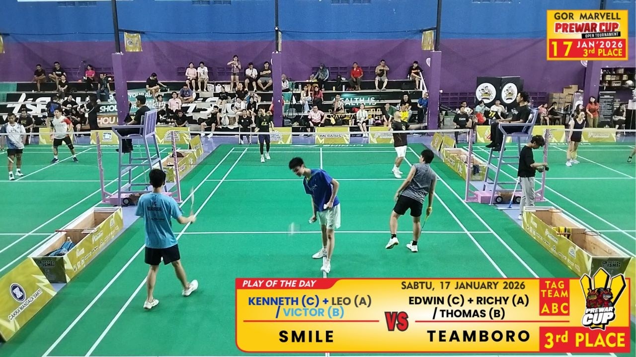 PREWAR CUP 2026 TAG TEAM ABC JUARA 3 | KENNETH/LEO/VICTOR (SMILE) VS EDWIN/RICHY/THOMAS (TEAMBORO)