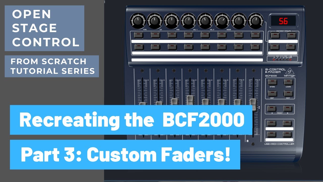 Open Stage Control tutorial - Part 3 - Custom Faders