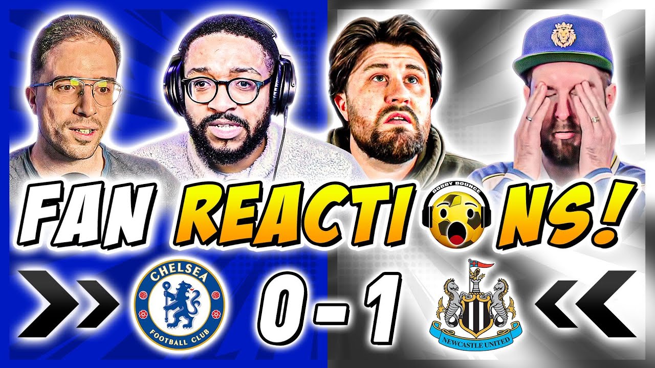Chelsea Fans GUTTED 🤣 Reactions to Chelsea 0-1 Newcastle | Premier League Fan Reactions
