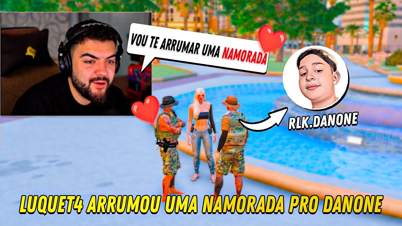 LUQUET4 ARRUMOU UMA NAMORADA PARA O DANONE 😍 ELE FICOU TIMIDO!
