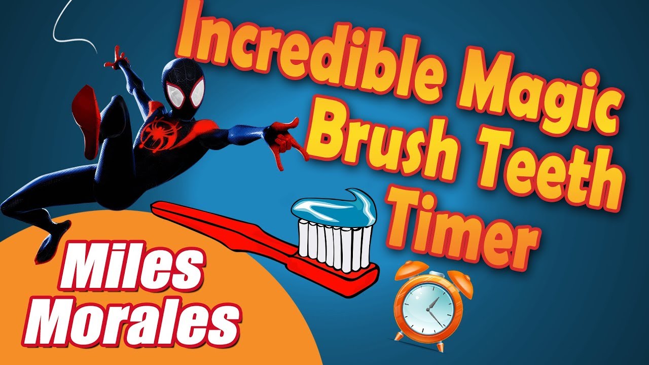 Incredible Magic timer Spiderman Miles Morales