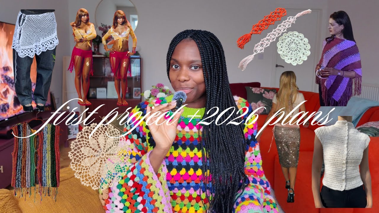 first crochet project for 2026 + crochet plans for the new year