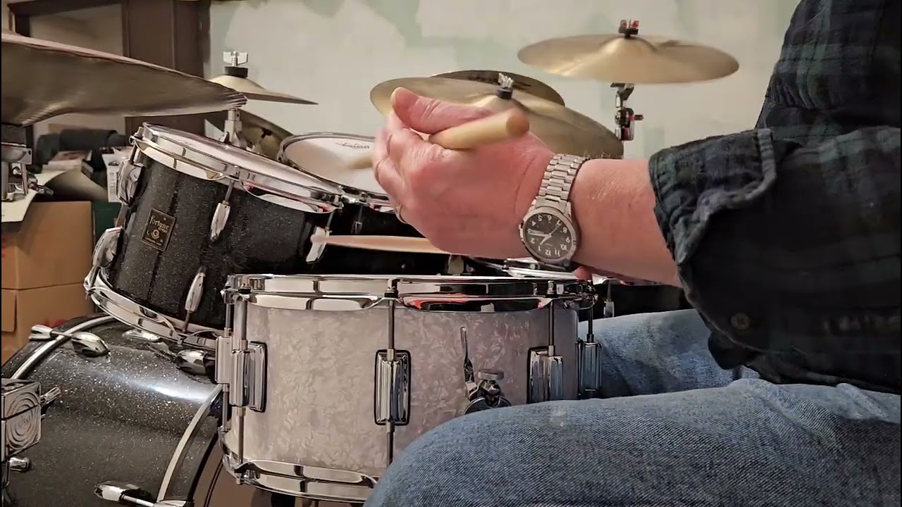 Fortune Drums with a 6.5x14 Rogers PowerTone