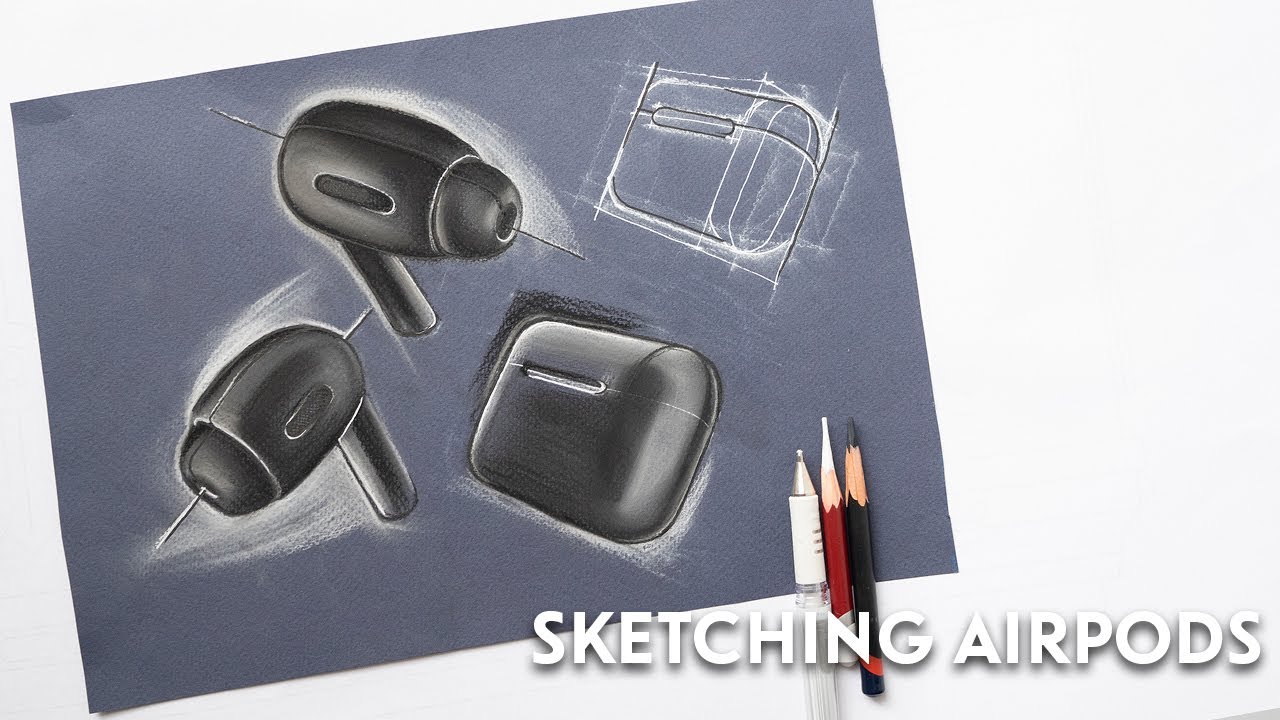 Sketching airpods | Lakmus School