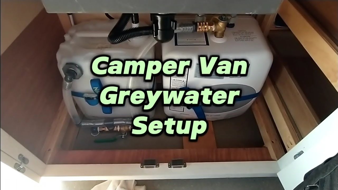Camper Van Grey water simple solution