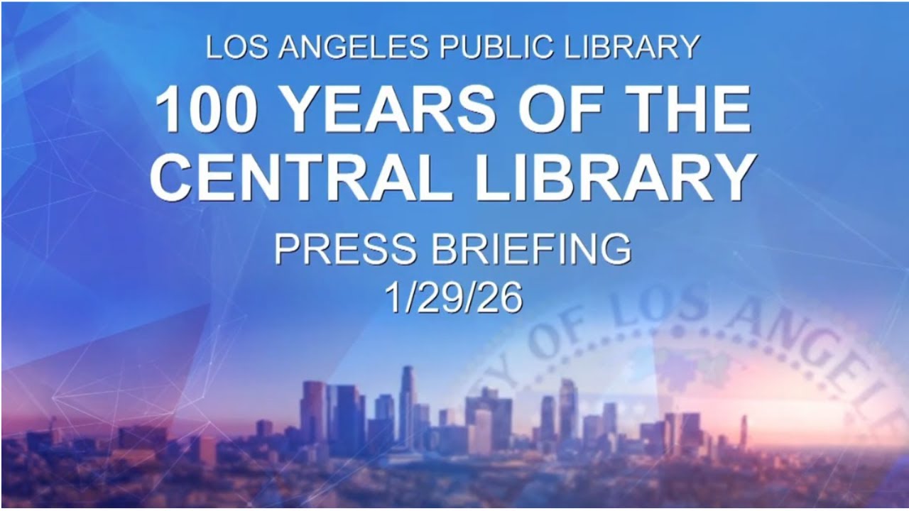 100 Years of the Central Library Press Briefing 1/29/26