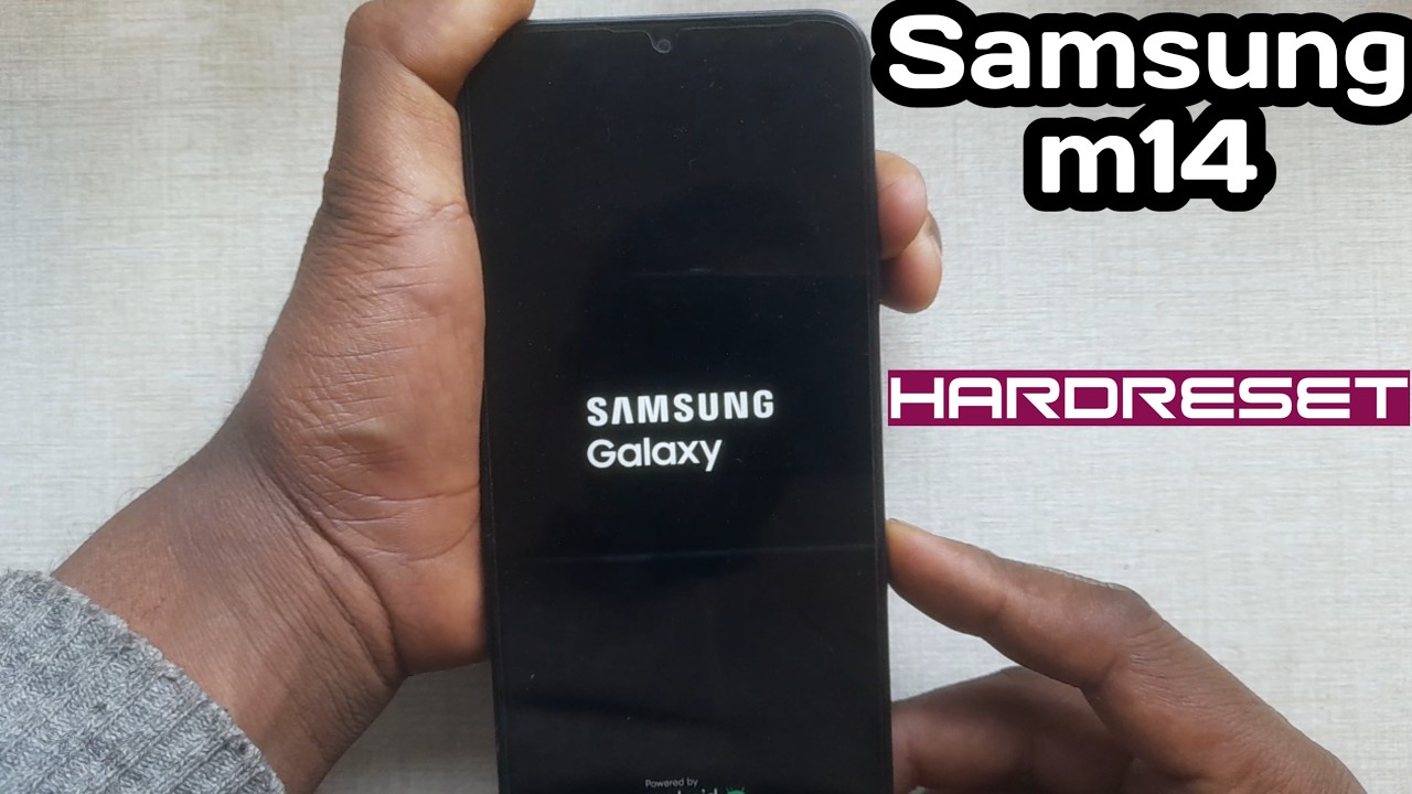 Samsung Galaxy M14 Hard reset // Samsung m14 factory rest android 14 one UI core 6.1 #2024