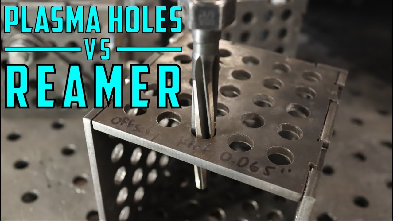 FIXING PLASMA CUT HOLES - REAMER BIT