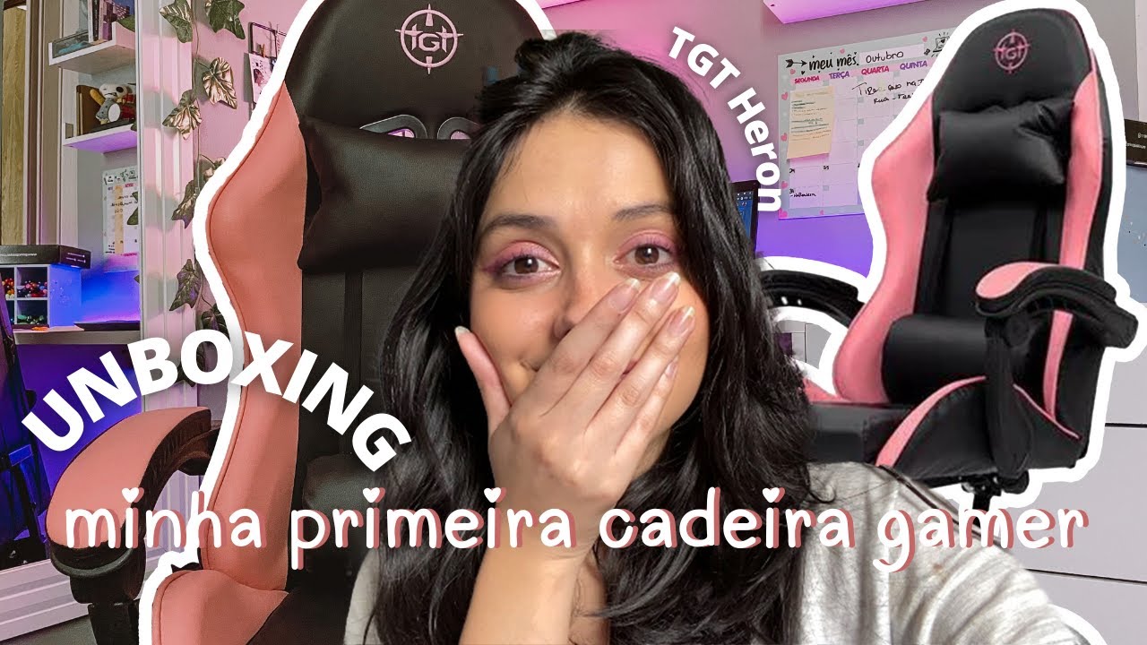 UNBOXING CADEIRA GAMER TGT HERON *Montagem, valor & vale a pena? 🤩