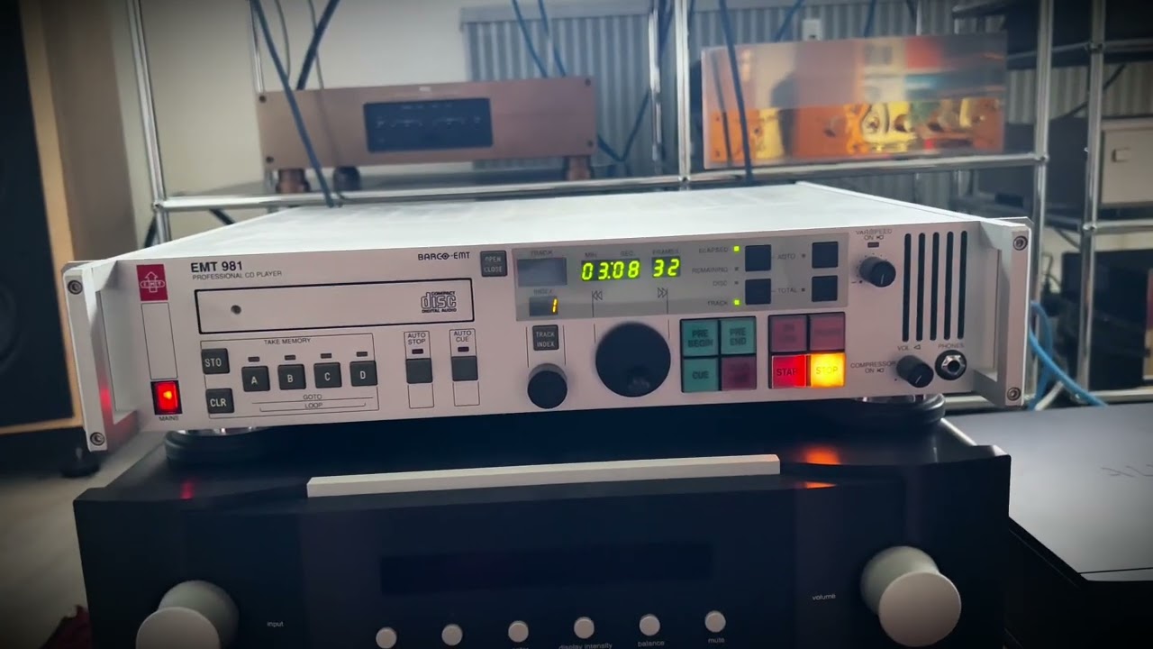 EMT 981 Studio- CD Player ein Traum! CDM 1 II Laufwerk. Philips Wandler